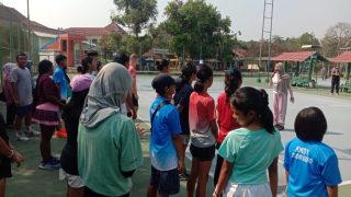 Petenis 59 Juniro siap bersaing di Kejuarnas Tenis piala Jendral TNI Dudung Abdurachman