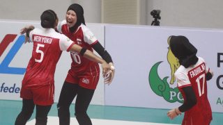 Timnas Voli Putri Indonesia Bersiap Hadapi Red Spark